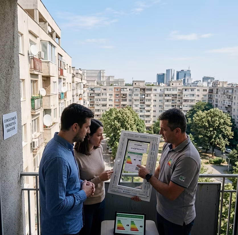 Cum aleg ferestre eficiente energetic în București? Ghid complet nZEB 2026